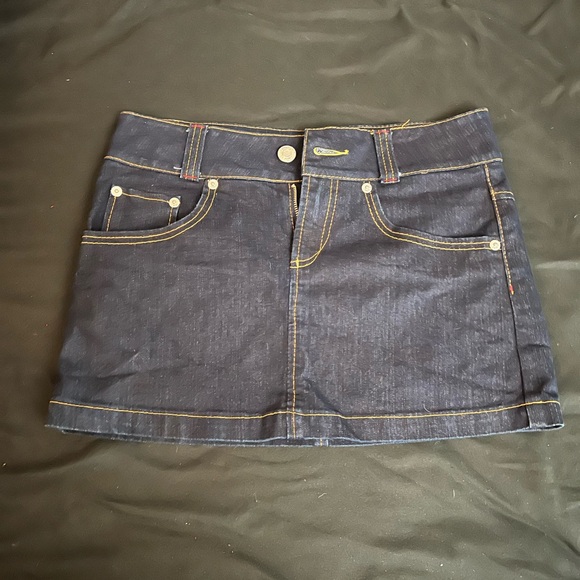 Armor Jeans denim mini skirt - Picture 1 of 4